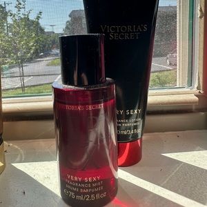 VS lotion and body mist combo